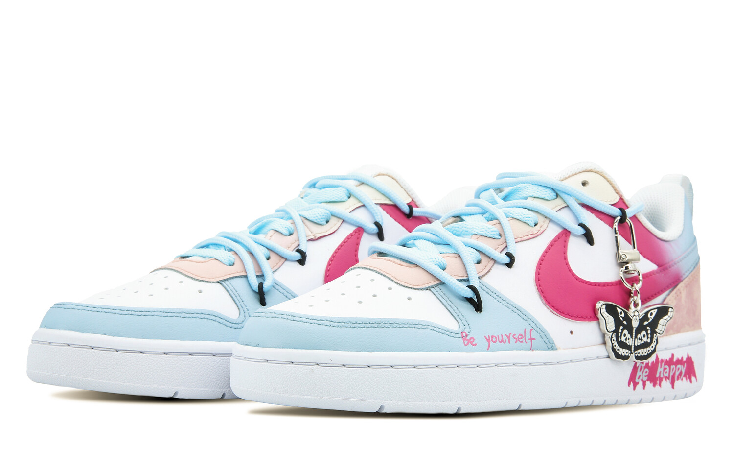 

Женские кроссовки для скейтбординга Nike Court Borough, Colorful pink