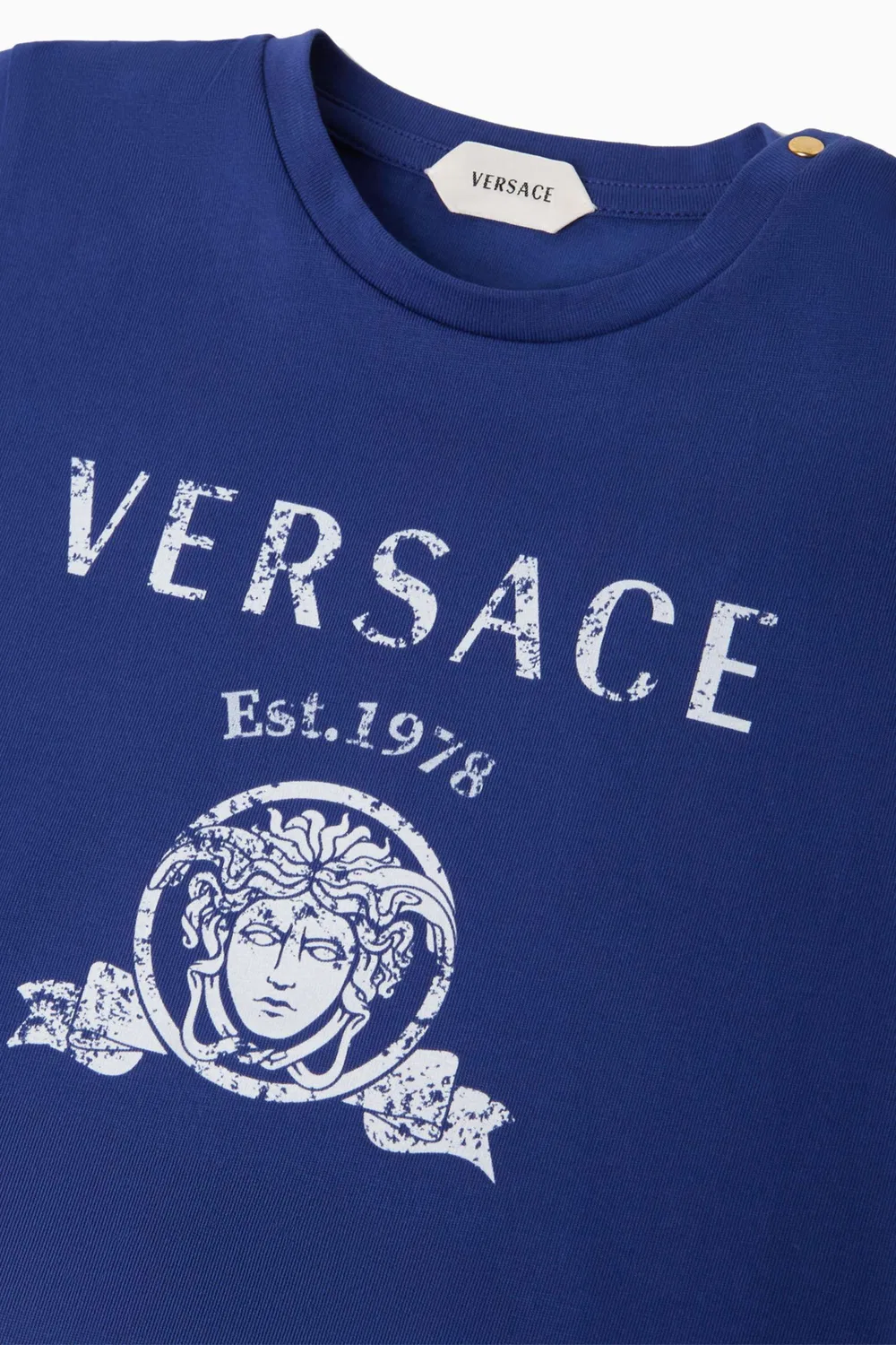 Футболка хлопковая Varsity Versace — фото 3