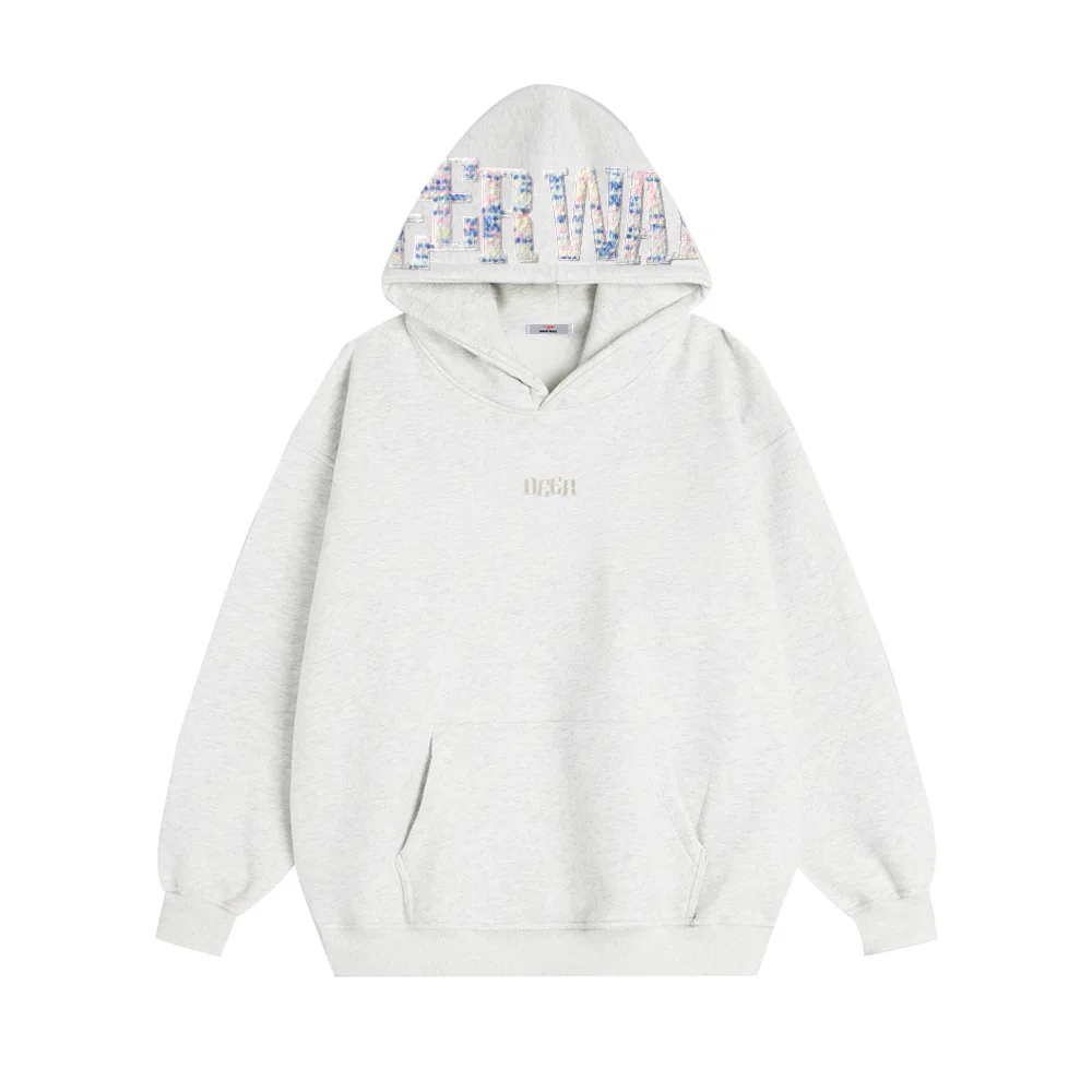 Худи детский с капюшоном DEERWAY, White Heather Gray