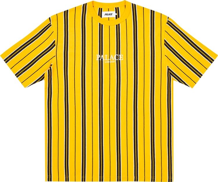 

Футболка Palace Vertical Stripe T-Shirt 'Yellow', желтый