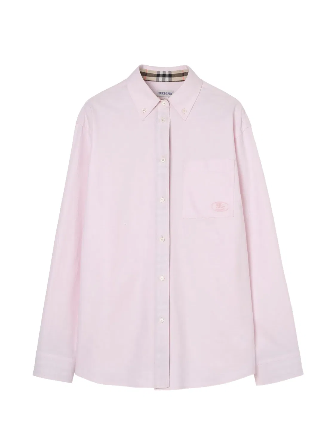 Рубашка Oxford розовая Burberry, розовый