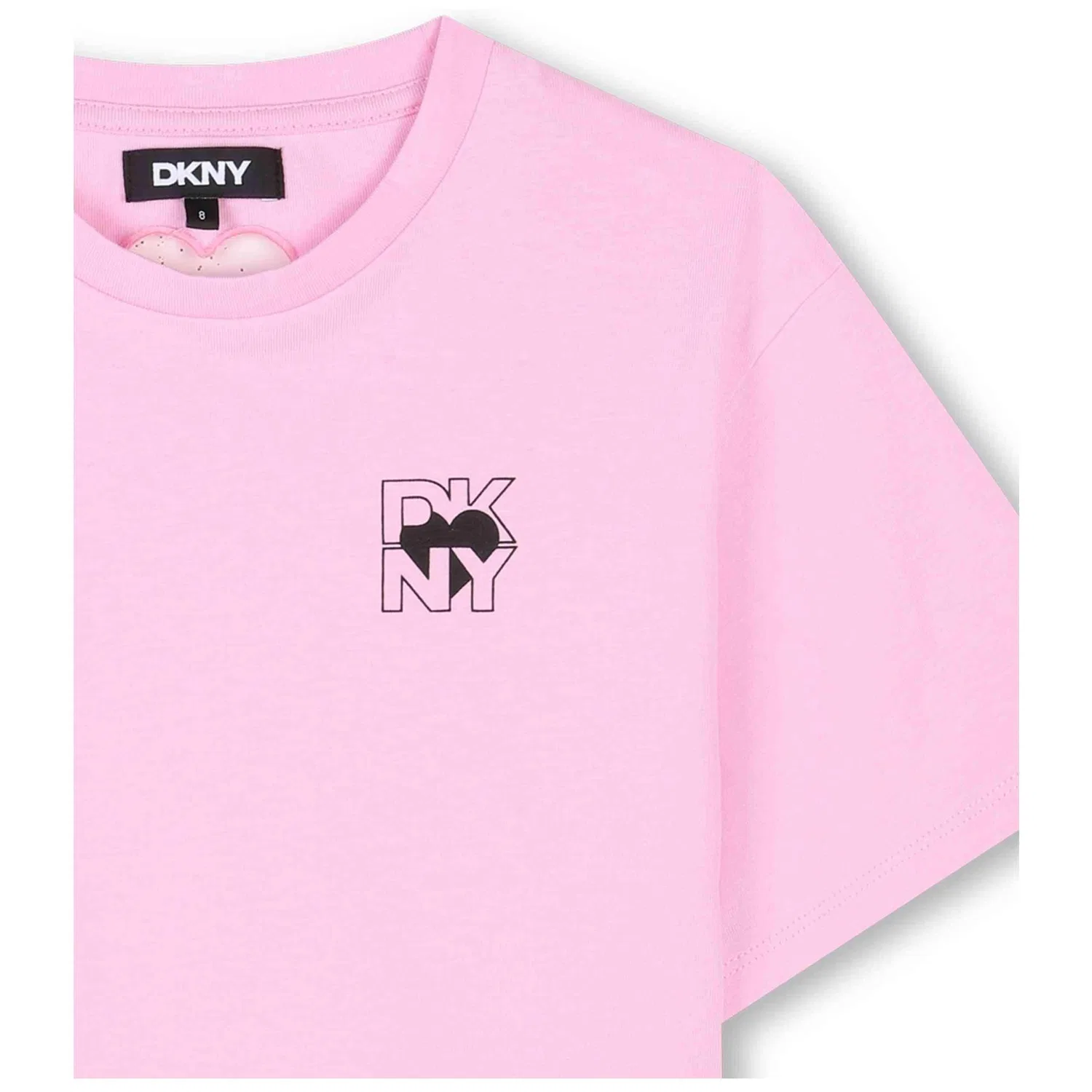Детская футболка с коротким рукавом Dkny Modell D62311_47E, Rosa — фото 3