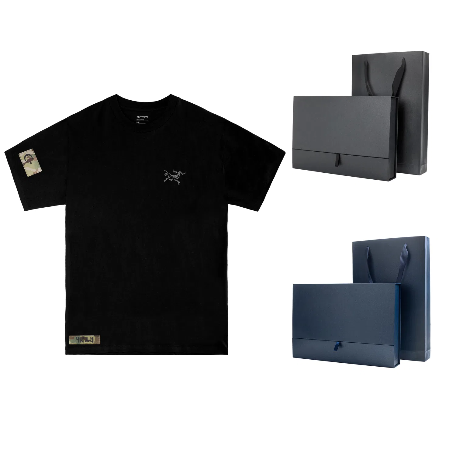 Мужская футболка хлопковая с круглым вырезом Arcteryx, Box