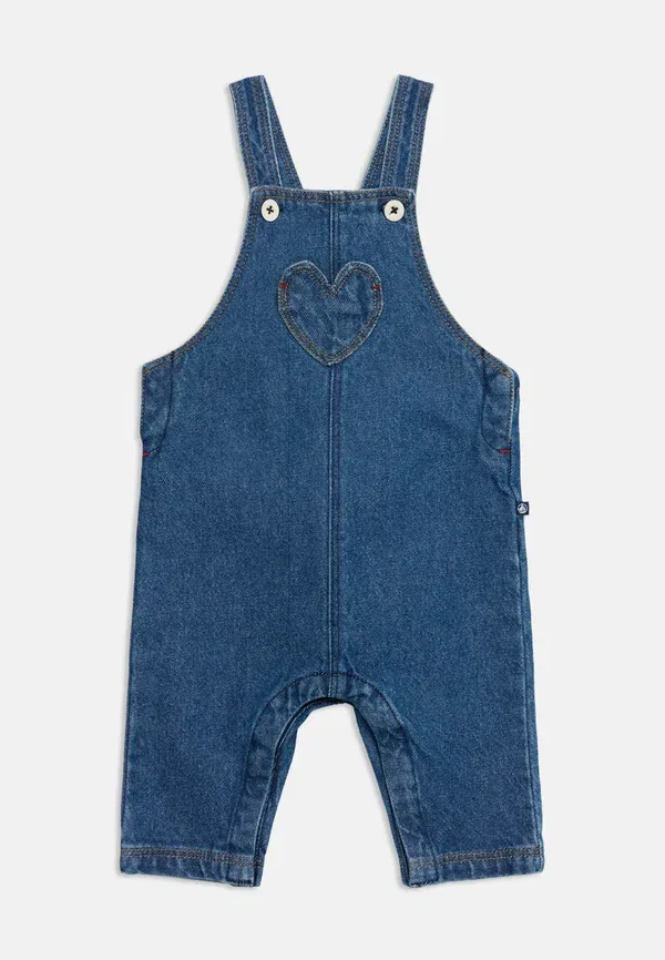 Комбинезон хлопковый Petit Bateau, denim moyen — фото 3