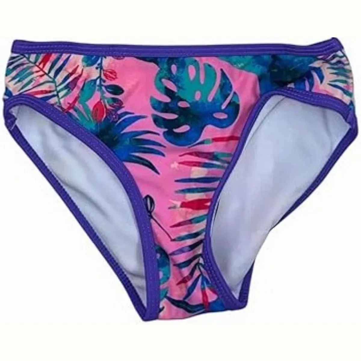 Детский купальный комплект для девочек с принтом GO COCO, Multi Tropical — фото 4