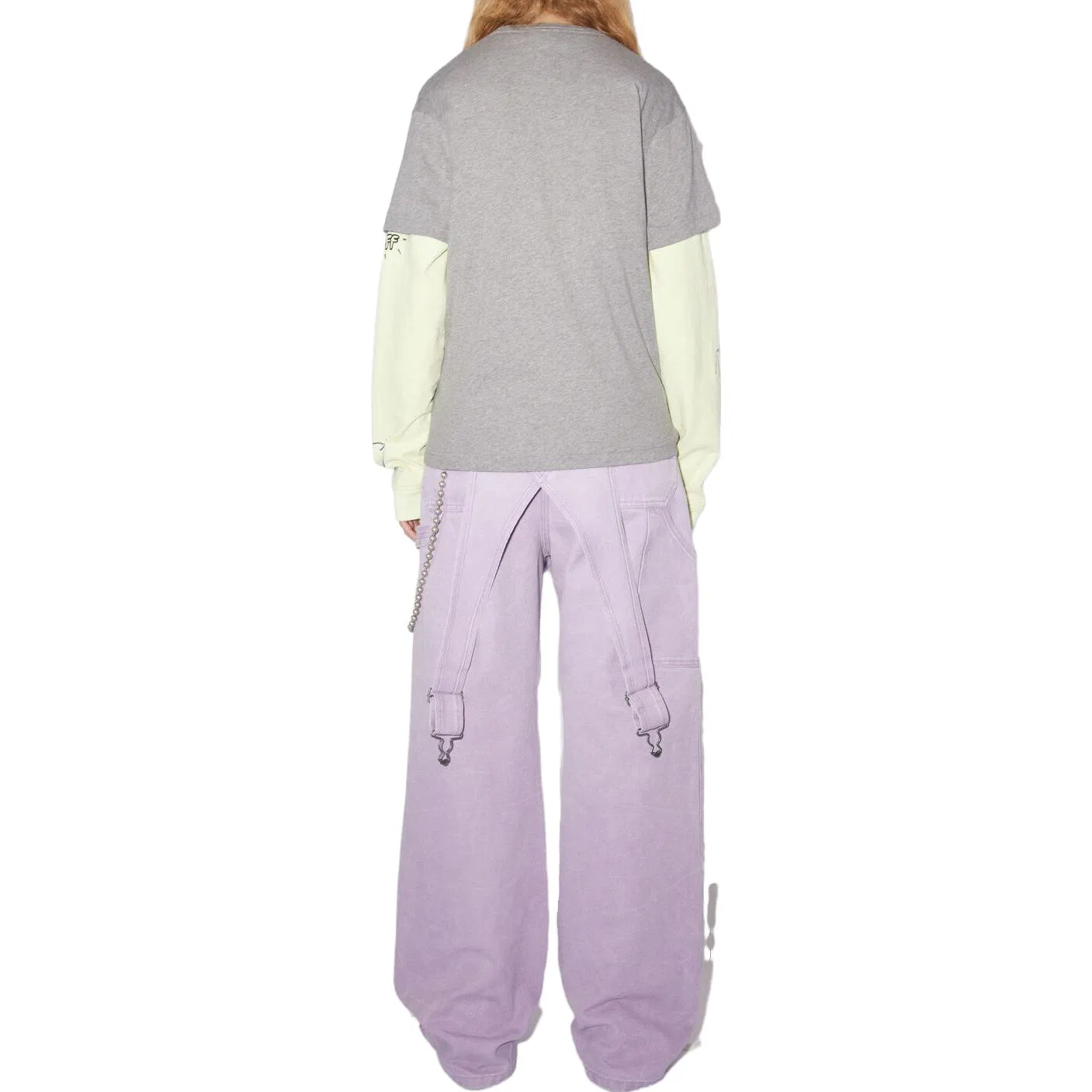 Футболка легкая Acne Studios, Gray — фото 4