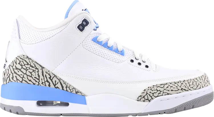 

Кроссовки Air Jordan 3 Retro UNC Player Exclusive, синий