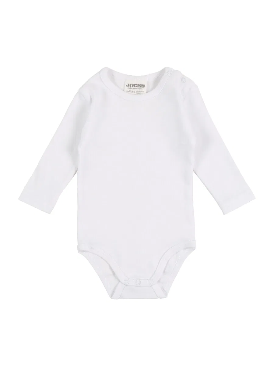 Комбинезон/боди JACKY Regular, модель 'Interlock-Body langarm 5er Pack BASIC', белый