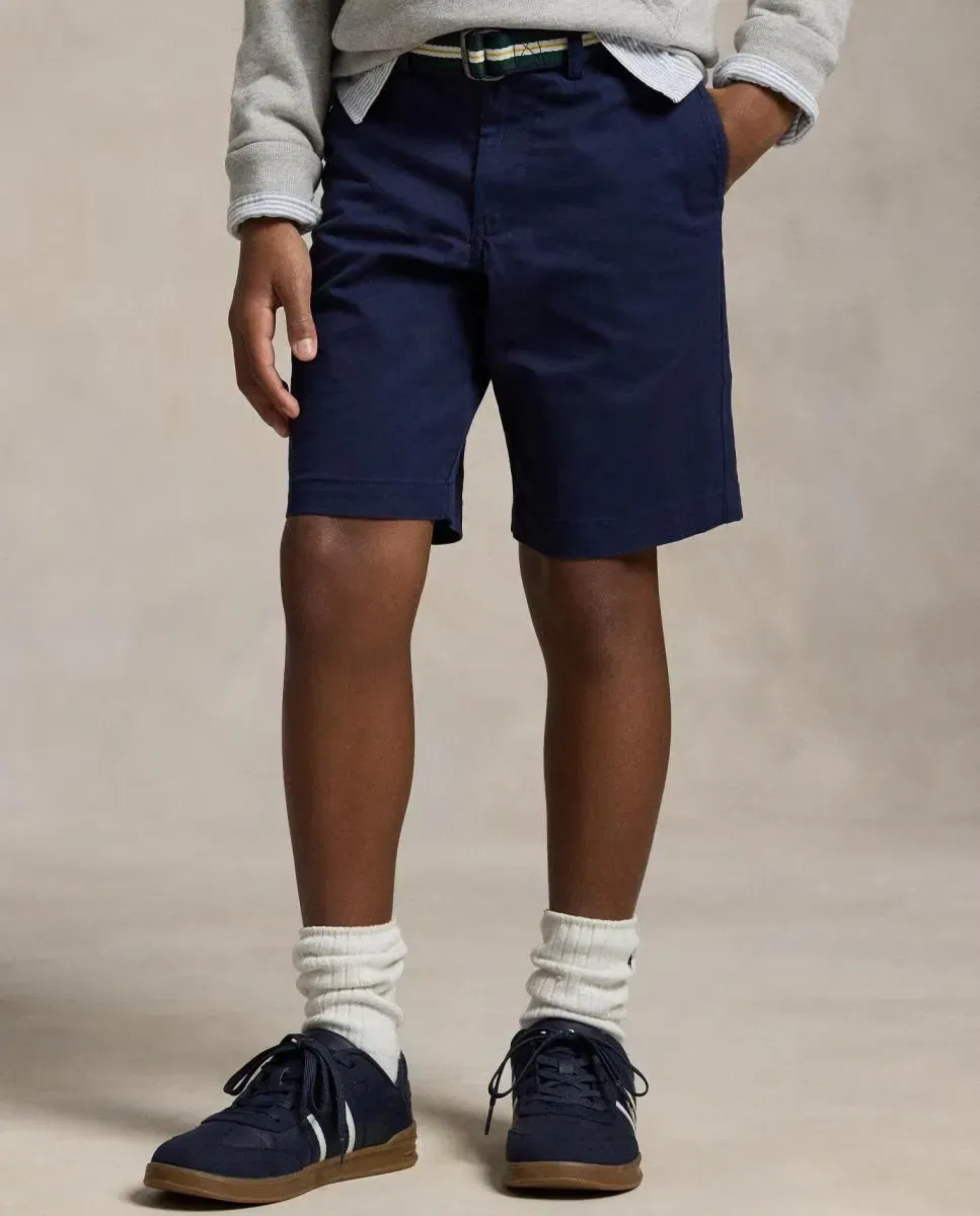 Детские шорты для мальчиков из хлопка Bedford Polo Ralph Lauren, Azul Marino — фото 2