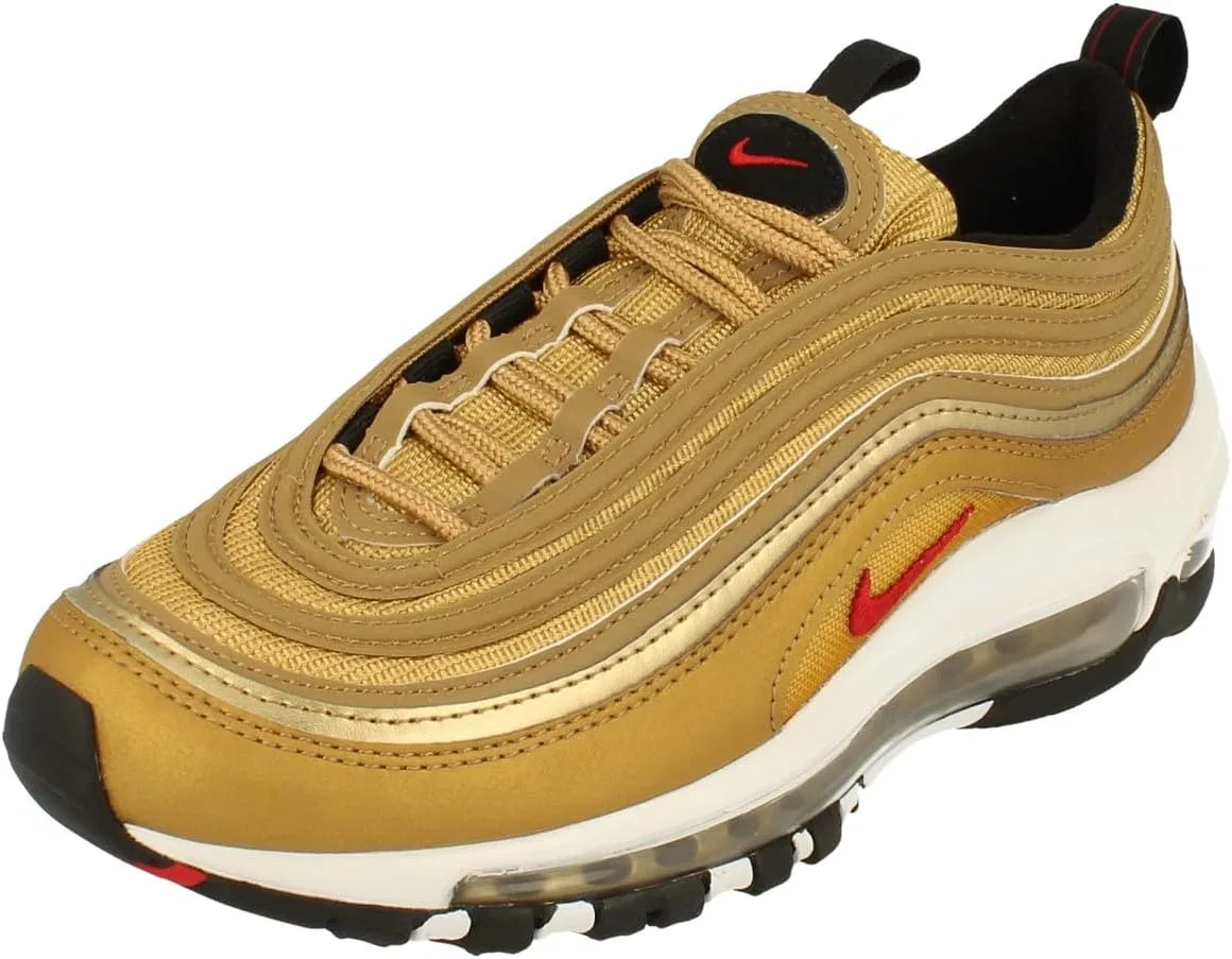 Детские кроссовки для мальчиков Air Max 97 Nike, Metallic Gold