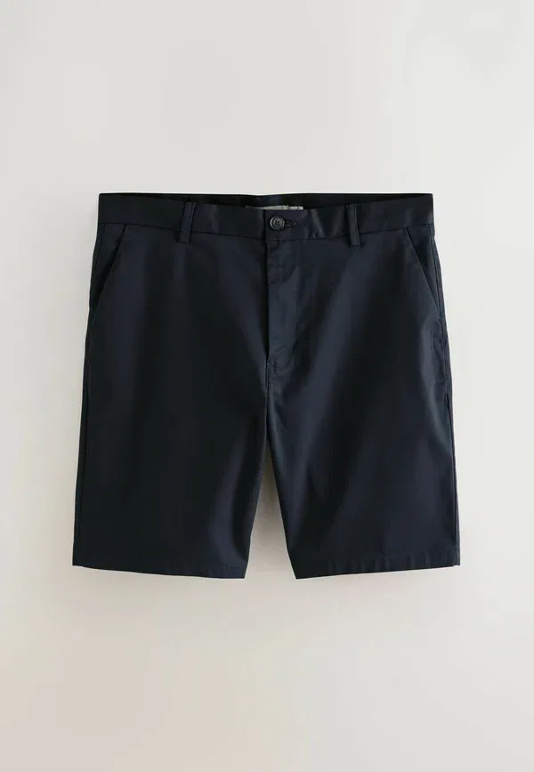 Шорты хлопковые Regular fit - stretch chino shorts 2 pack, Next, Navy Light Blue, темно-синий/светло-голубой — фото 4