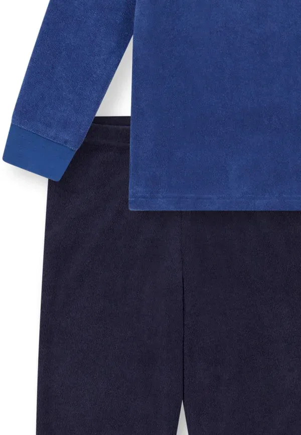 Пижамный комплект с принтом Pyjama set Schiesser, blau, синий — фото 3
