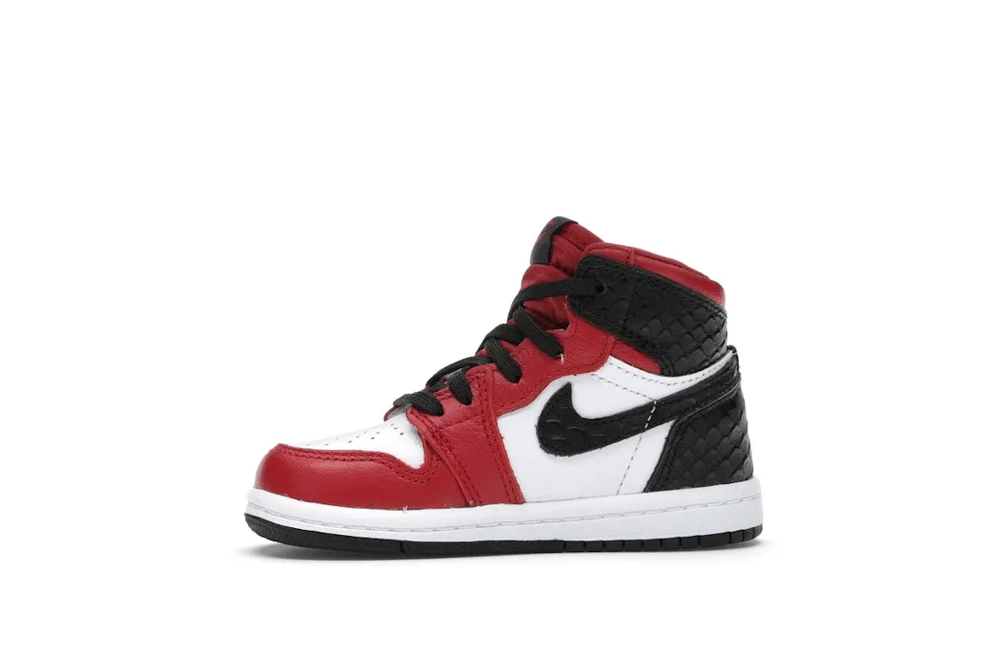 Детские кроссовки Lifestyle с принтом Jordan 1 Retro High Jordan, Gym Red/White-Black — фото 3