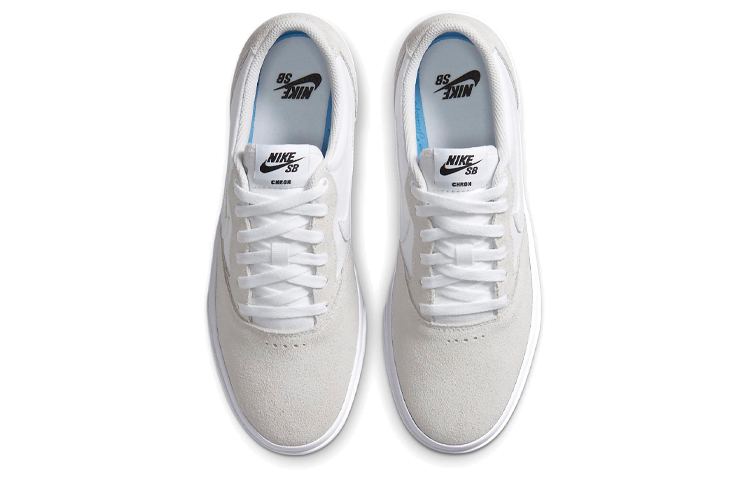 Кроссовки Nike Chron Solarsoft Sb, светло-серый/белый — фото 4