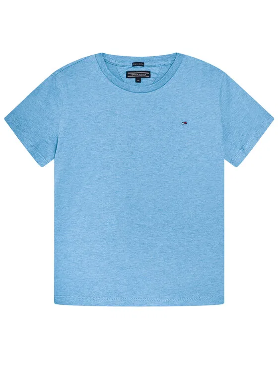 Футболка regular fit Basic Cn Knit S Tommy Hilfiger, светло-голубой