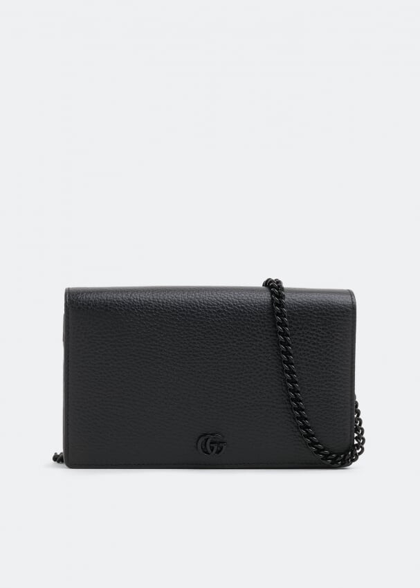 

Кошелек GUCCI GG Marmont chain wallet, черный