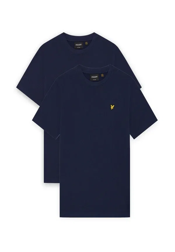 Комплект из 2 футболок Basic T-shirt Lyle & Scott, темно-синий