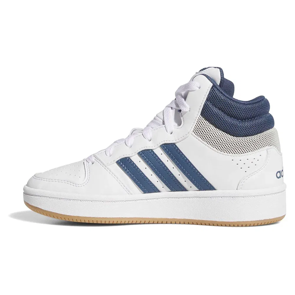 Кроссовки Hoops Mid Classic Junior Adidas, белый — фото 3