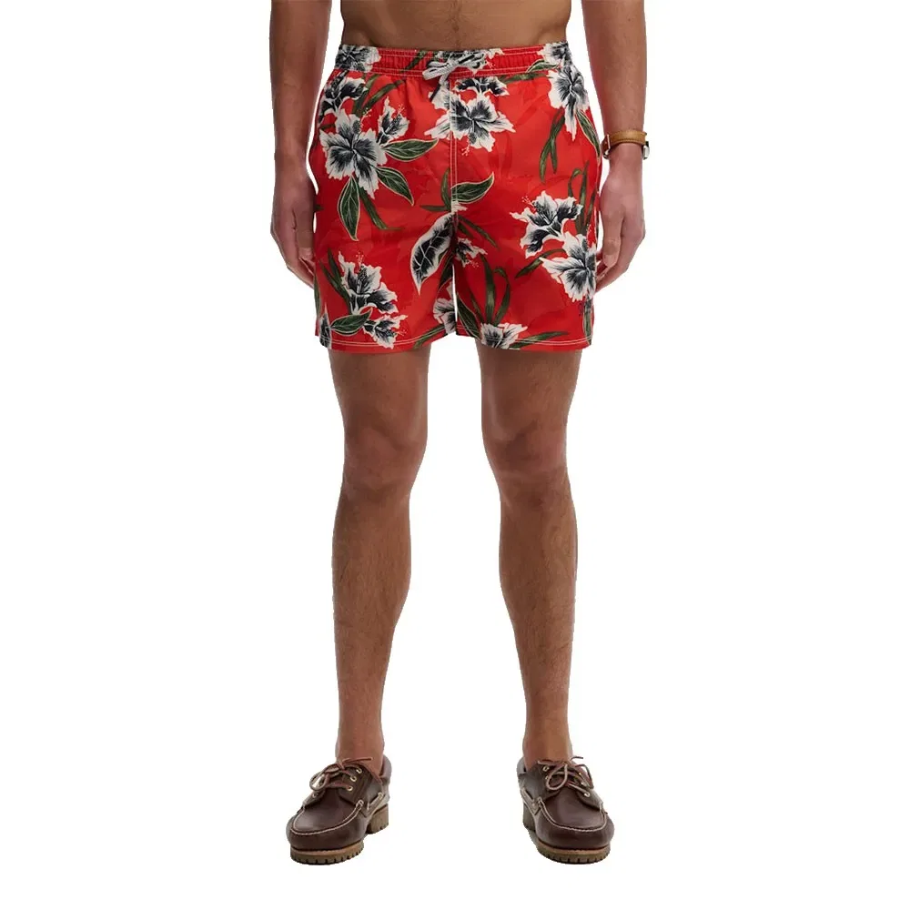 Мужские плавки с гавайским принтом Hawaiian Print 16 Superdry, Red