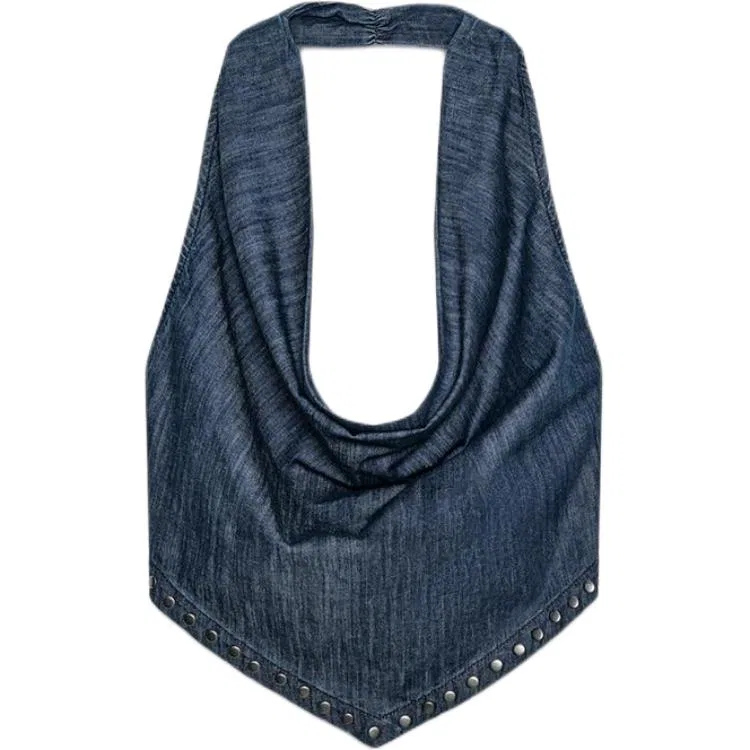 Женский топ без рукавов ZARA, Blue