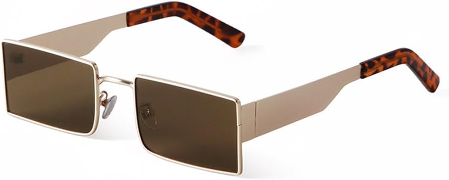 

Мужские классические винтажные солнцезащитные очки в металлической оправе с синим зеркальным покрытием, женские солнцезащитные очки с защитой от УФ-излучения UV400 TYUVIVO, C5