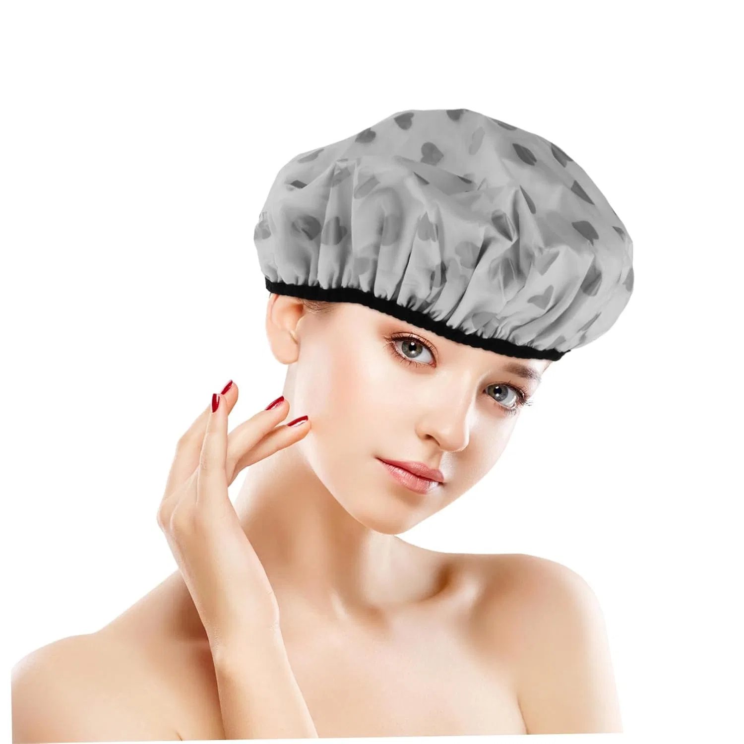 Шапочка для душа FRCOLOR, 2 шт, 31x31x0.5 см, алюминиевая фольга — фото 4