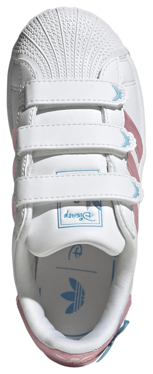 Детские кроссовки Superstar Alice Adidas, белый/розовый — фото 4