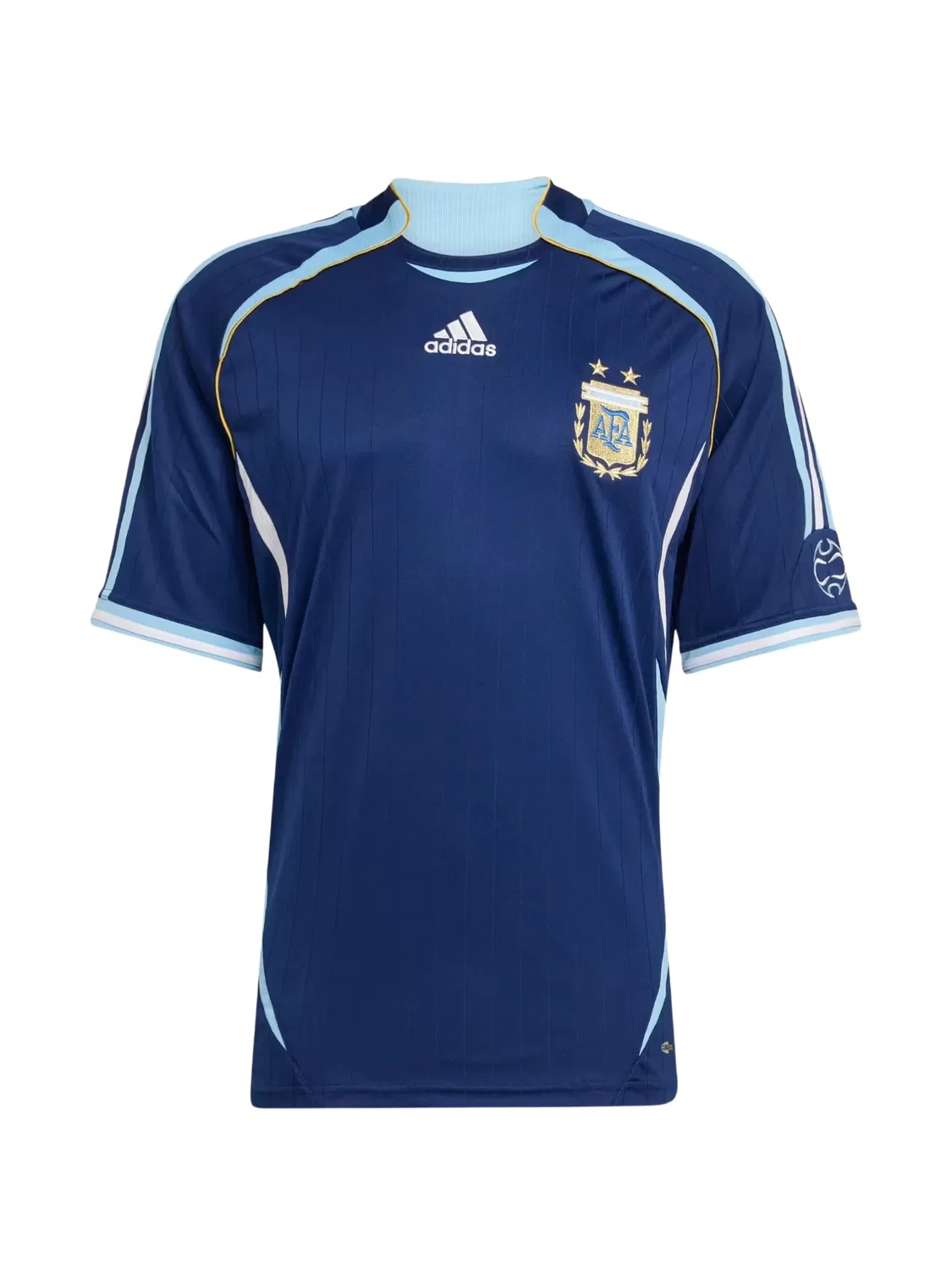 Выездная футболка сборной Аргентины 2006 года Adidas, синий