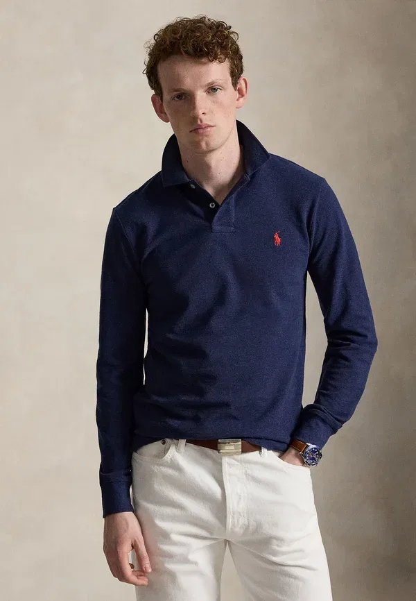 Поло, 100% хлопок Polo Ralph Lauren, темно-синий