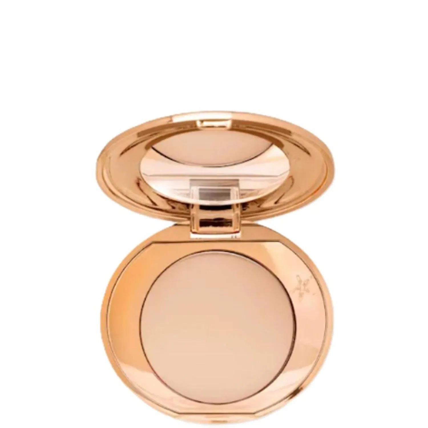 Пудра компактная матирующая с кистью для путешествий Airbrush Flawless Finish Travel Size Powder, Charlotte Tilbury, Medium