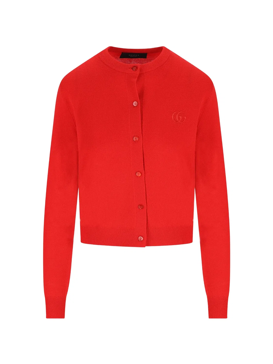 Шерстяной кардиган Gucci, красный