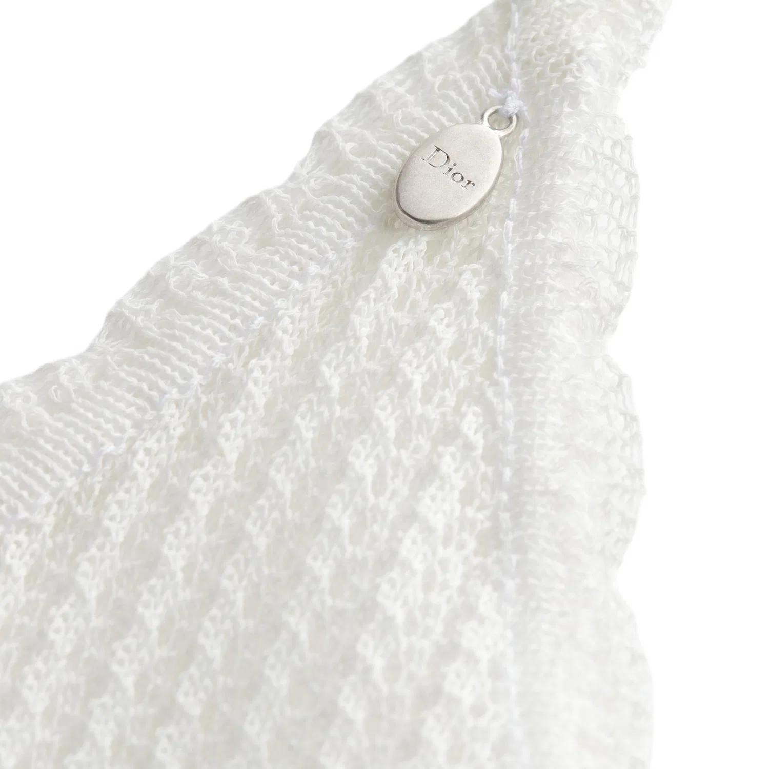 Платье-комбинация Slip Dress, DIOR, White — фото 4