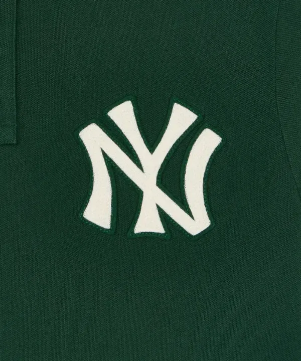Поло с принтом Yankees, Polo Ralph Lauren, зеленый — фото 4