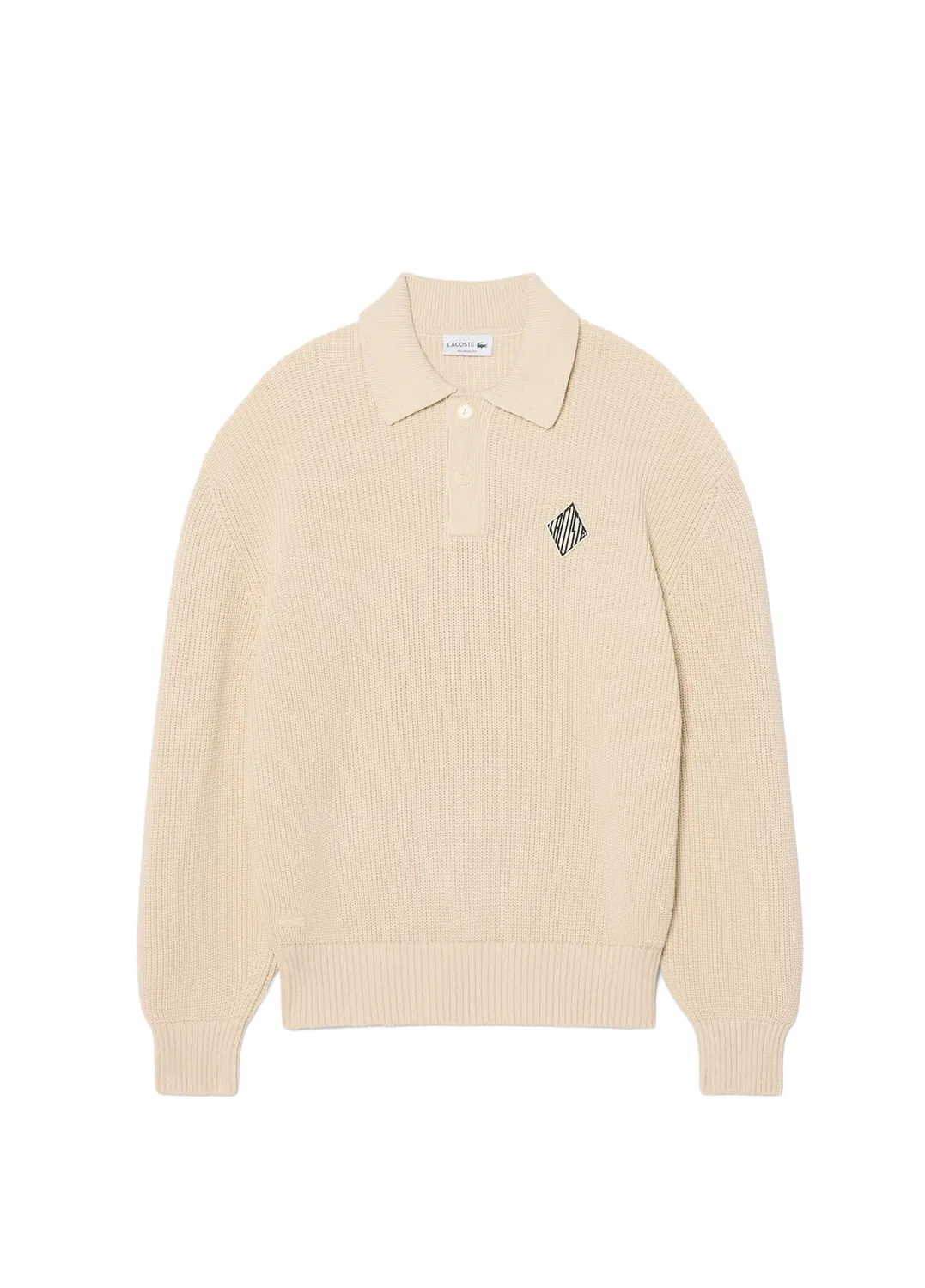 Свитер Lacoste Relaxed Fit, бежевый
