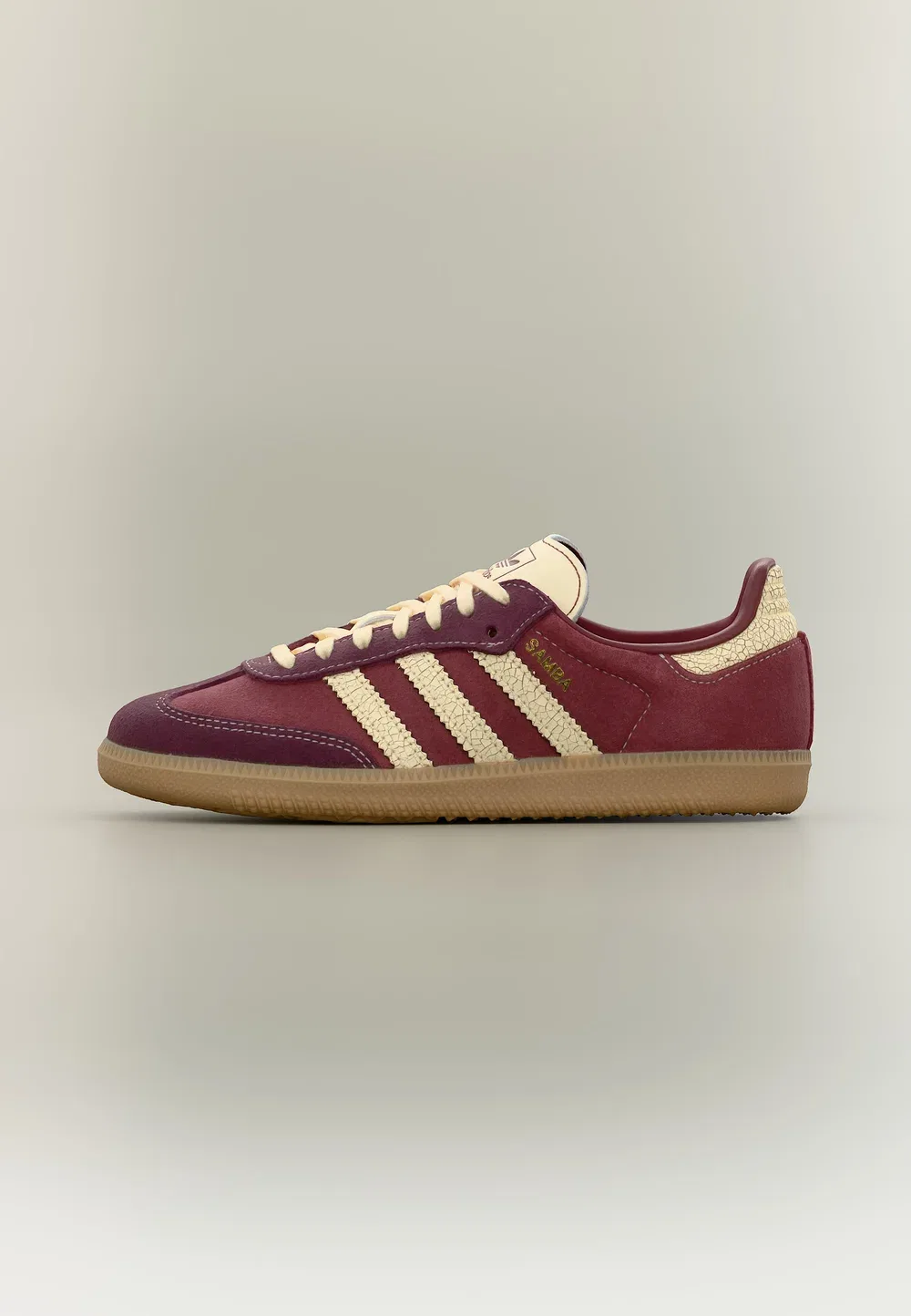 Samba og унисекс - кроссовки Adidas Originals, Shadow Red/Warm Vanilla