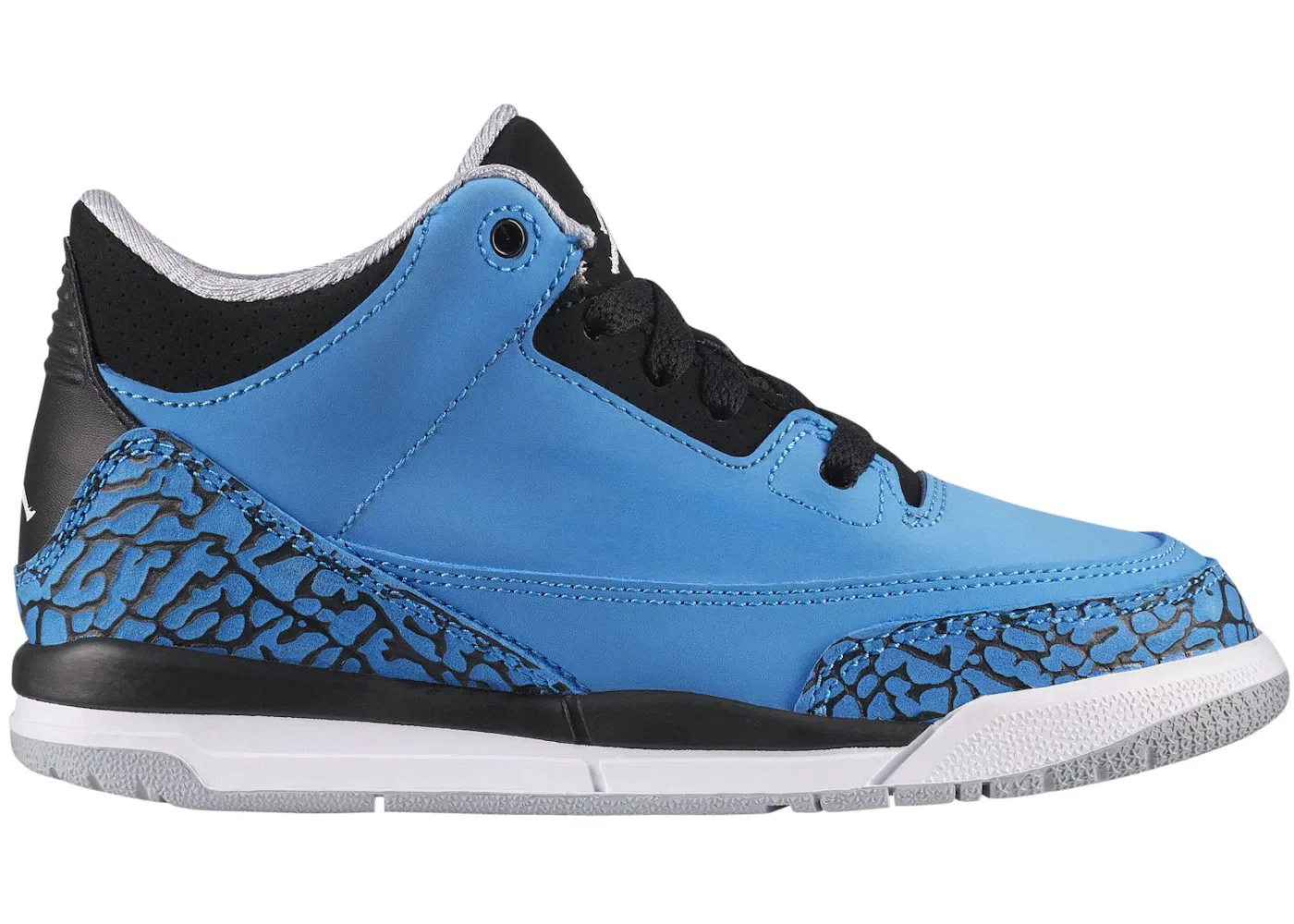 Детские кроссовки Lifestyle Jordan 3 Jordan, Blue/Black/Grey/White