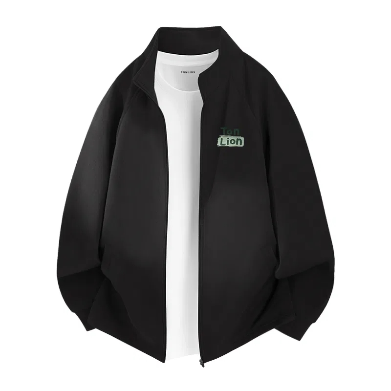 Детская куртка с воротником-стойкой Tonlion, Black