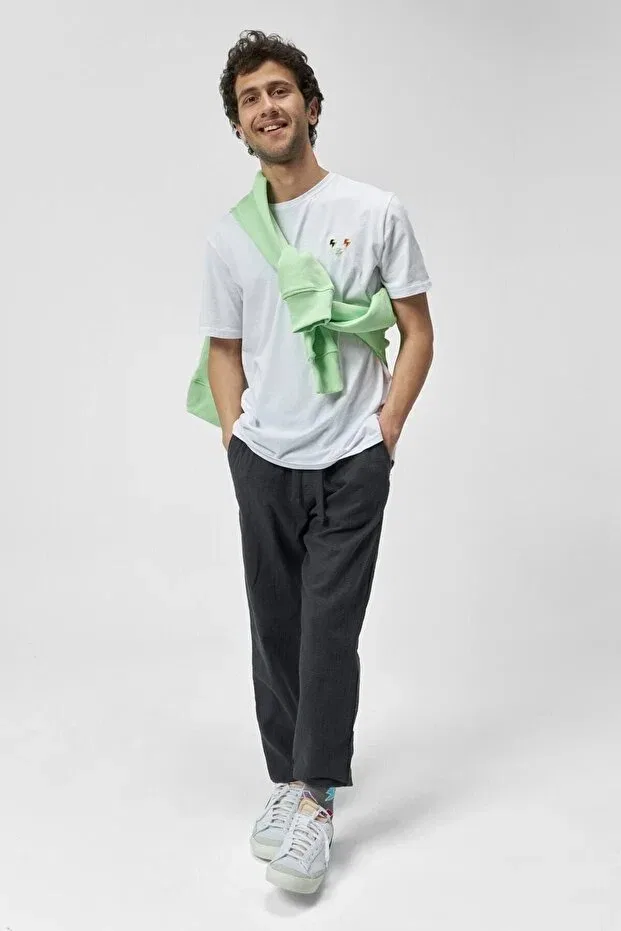 Детская футболка для мальчиков хлопковая Doheny The Socks Company, White — фото 4