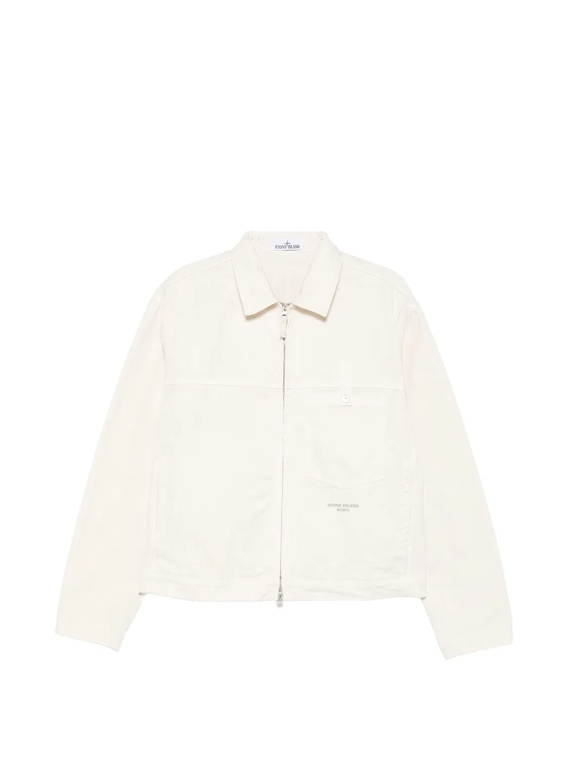 Рубашка-куртка хлопковая Stone Island, нейтральные