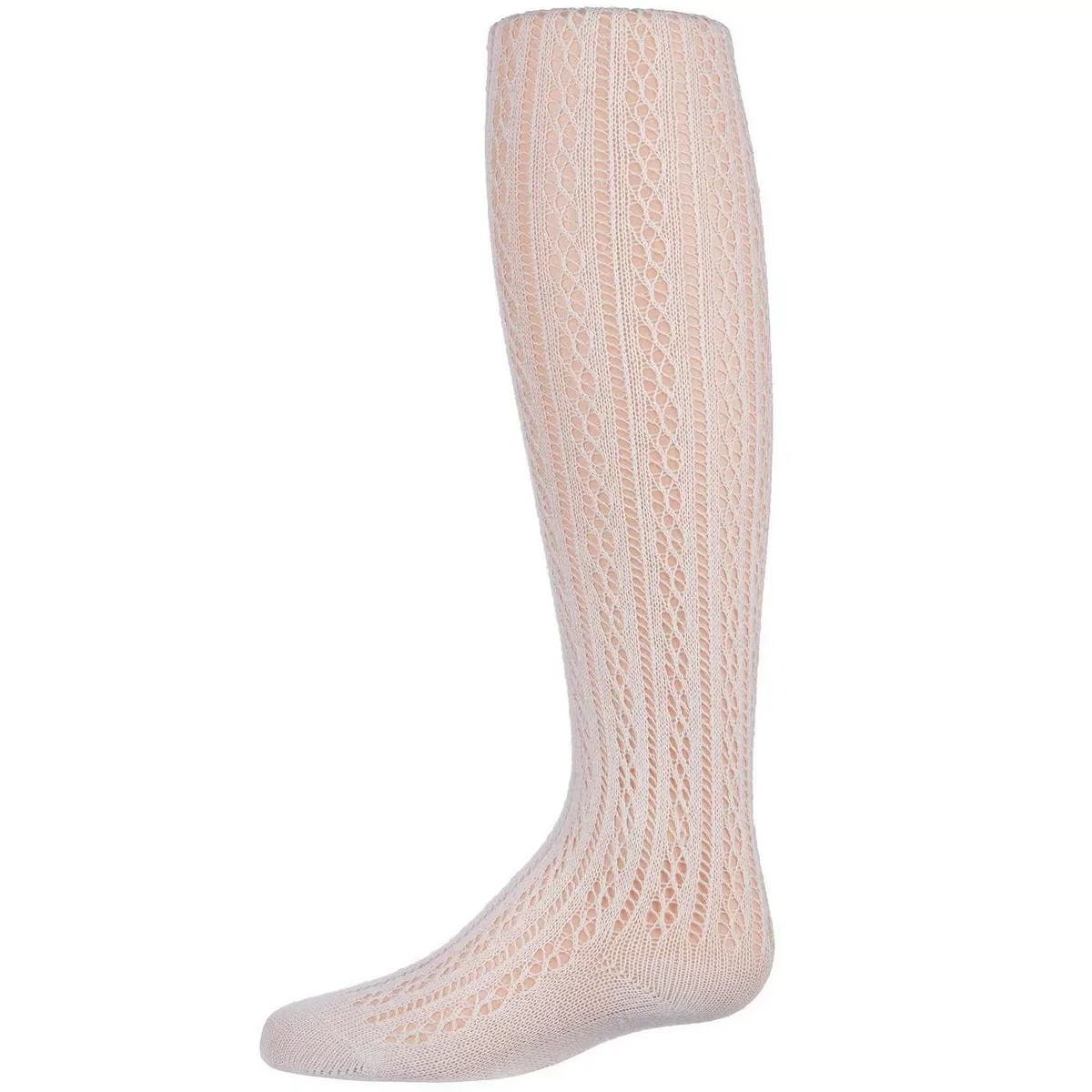 Детские колготки хлопковые с узором Pelerine Stitch LEGWEAR, White