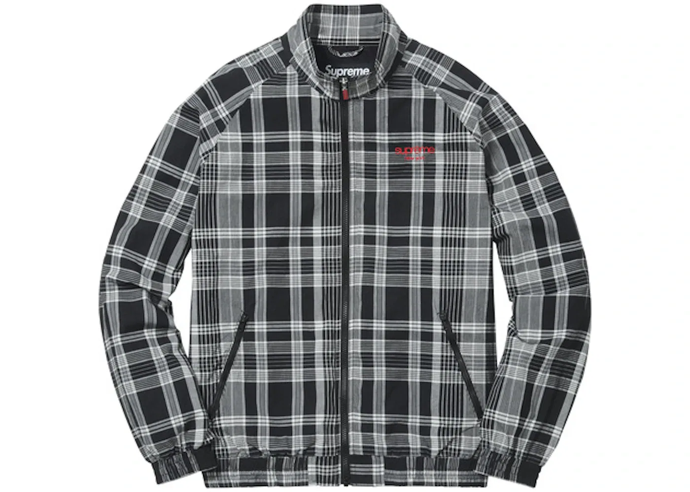 Мужская спортивная куртка Supreme Madras Track Jacket, черный