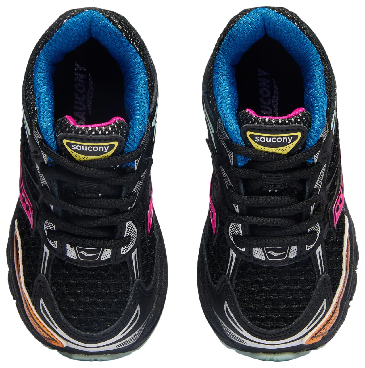Кроссовки для мальчиков Omni 9 Saucony, черный/оранжевый — фото 4