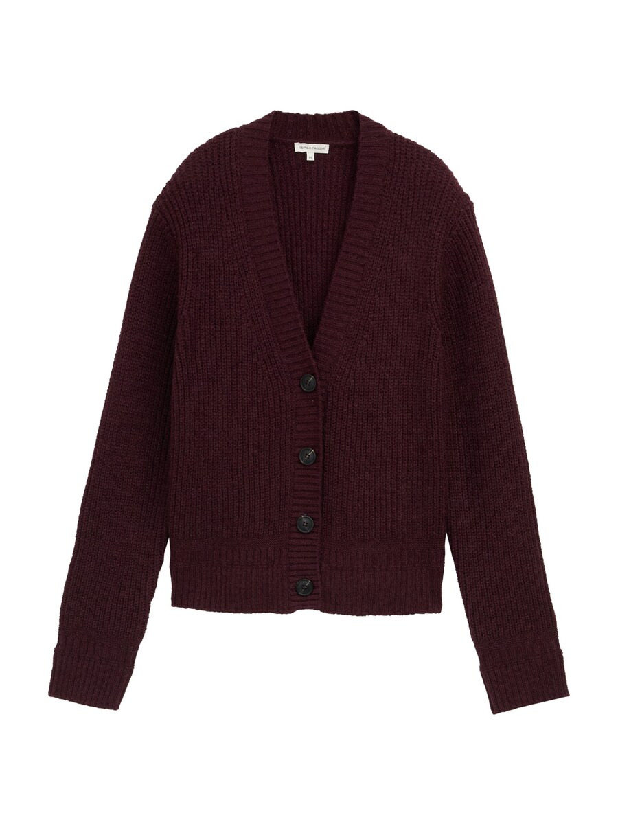 

Вязаный кардиган TOM TAILOR, Wine red