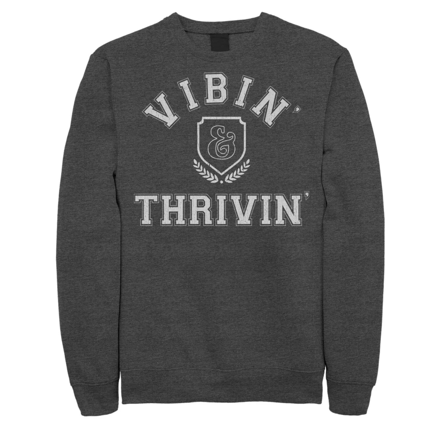 

Мужская толстовка Fifth Sun Vibin' Thrivin' Crest Licensed Character