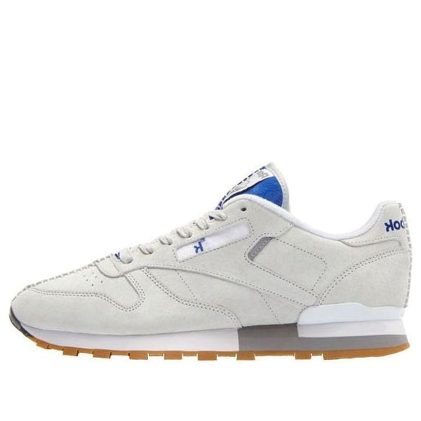 

Кроссовки kendrick lamar x classic leather 'skull grey' Reebok, серый