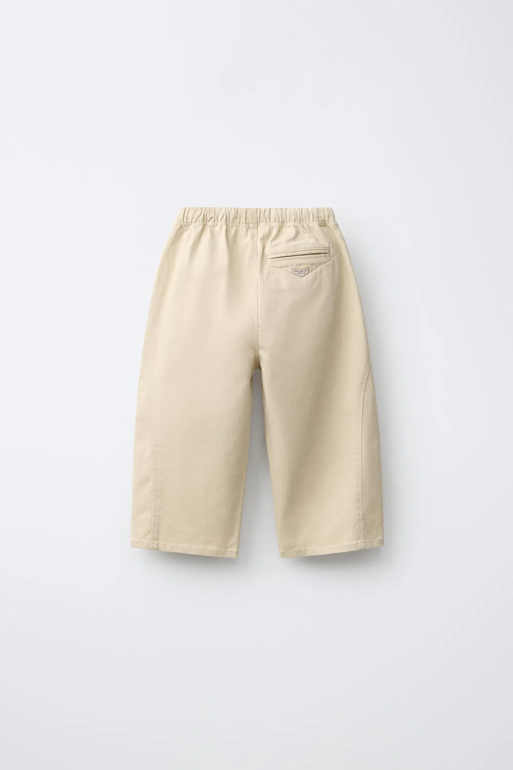 Свободные брюки ZARA, Light beige — фото 2