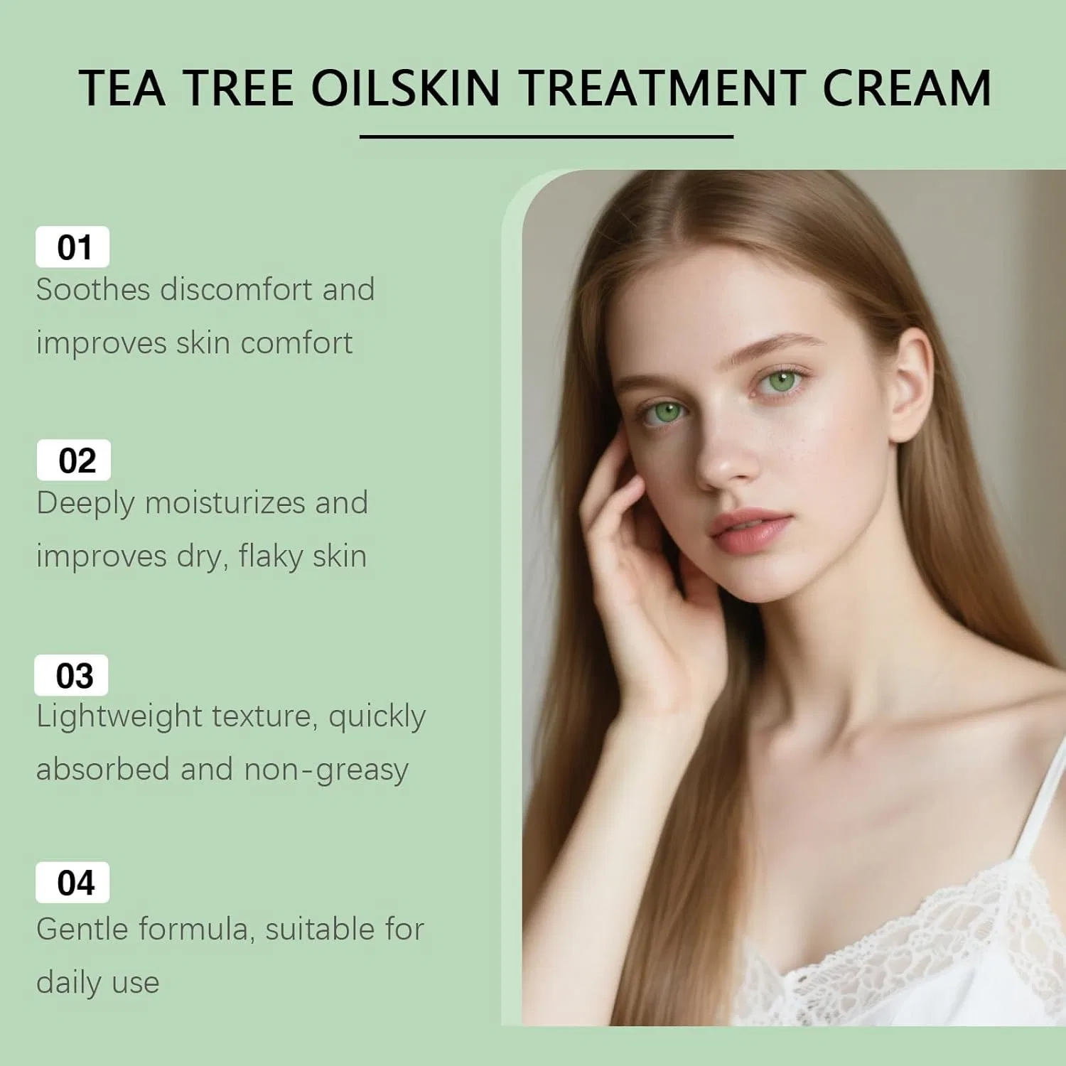 Крем для тела с маслом чайного дерева Timilk DermaPure Tea Tree Healing Cream, 3 шт, 50 г Sovtay — фото 3