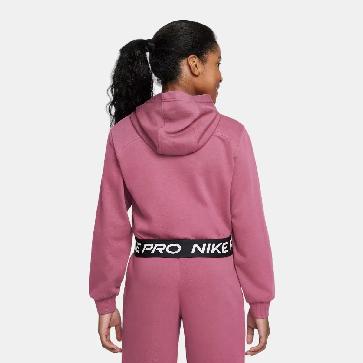 Детская кофта с капюшоном Nike Dri-FIT, Красный — фото 2