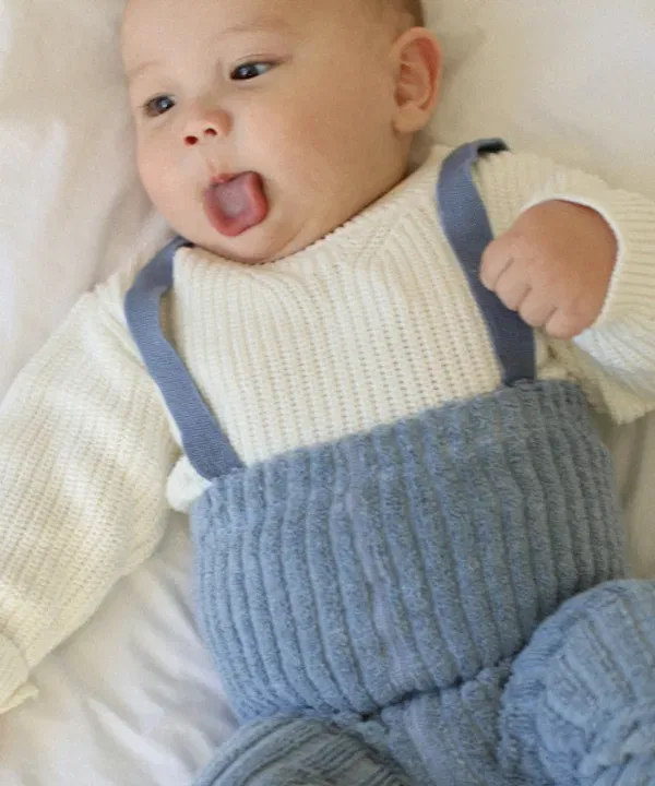 Леггинсы махровые Baby, The Loha, синий