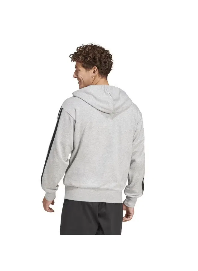 Худи на молнии с длинным рукавом Essentials Adidas, серый — фото 3